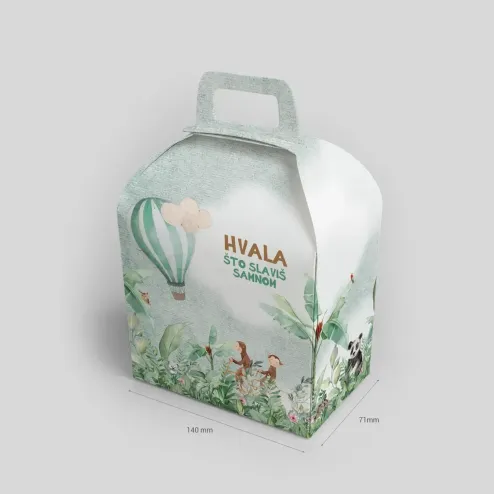 Personalizirana rođendanska poklon kutijica - Jungle