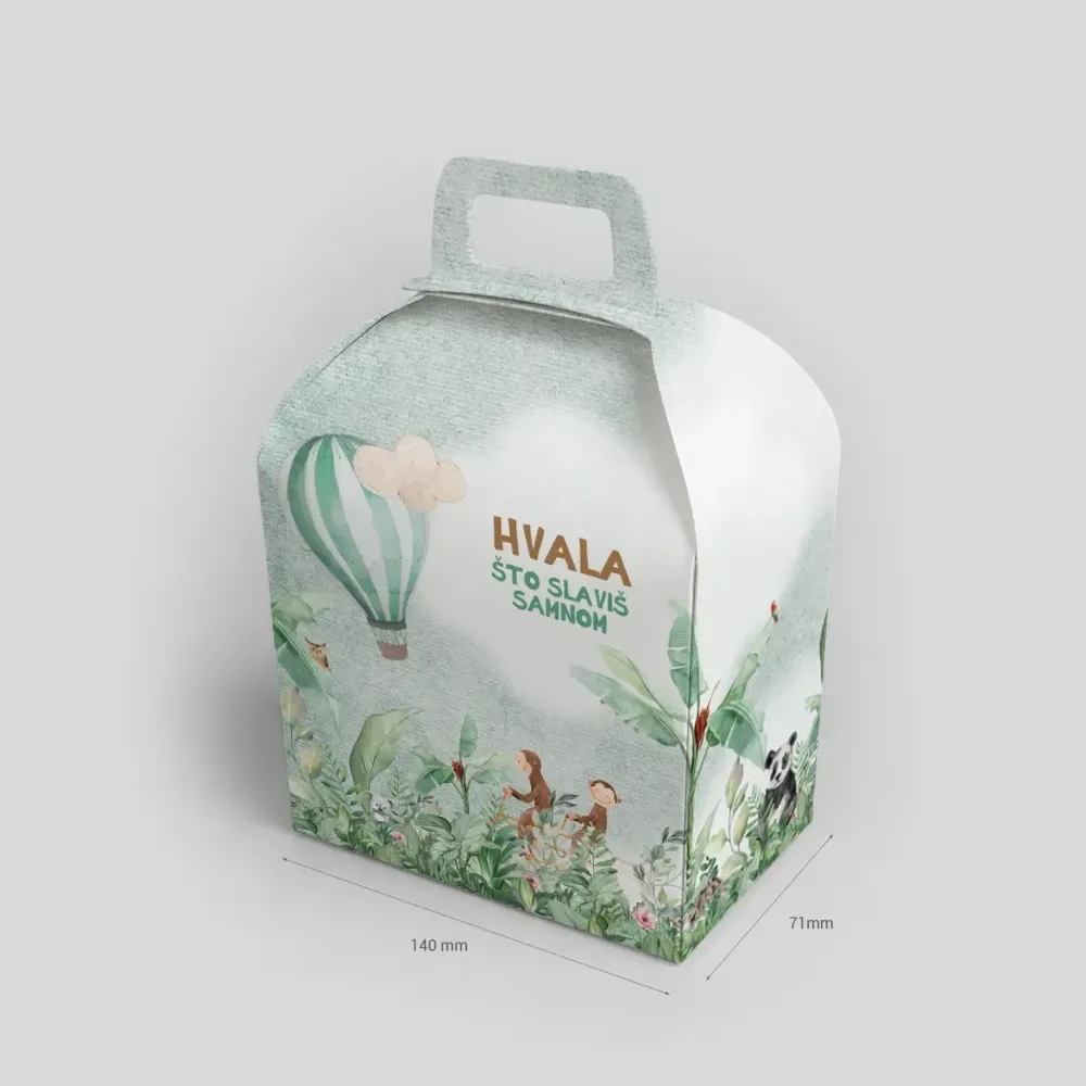 Personalizirana rojstnodnevna darilna škatlica – Jungle