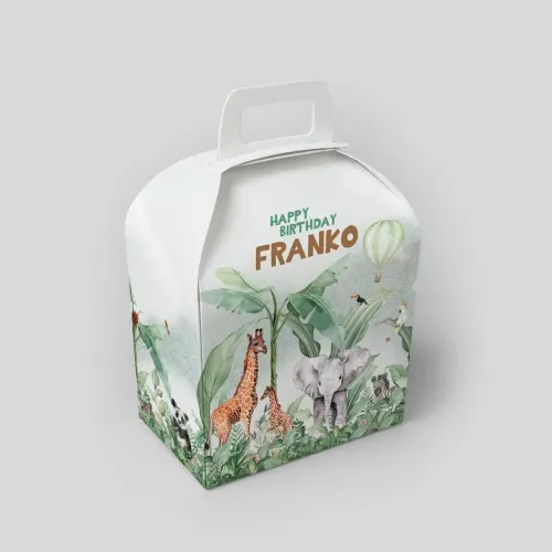 Personalizirana rođendanska poklon kutijica - Jungle