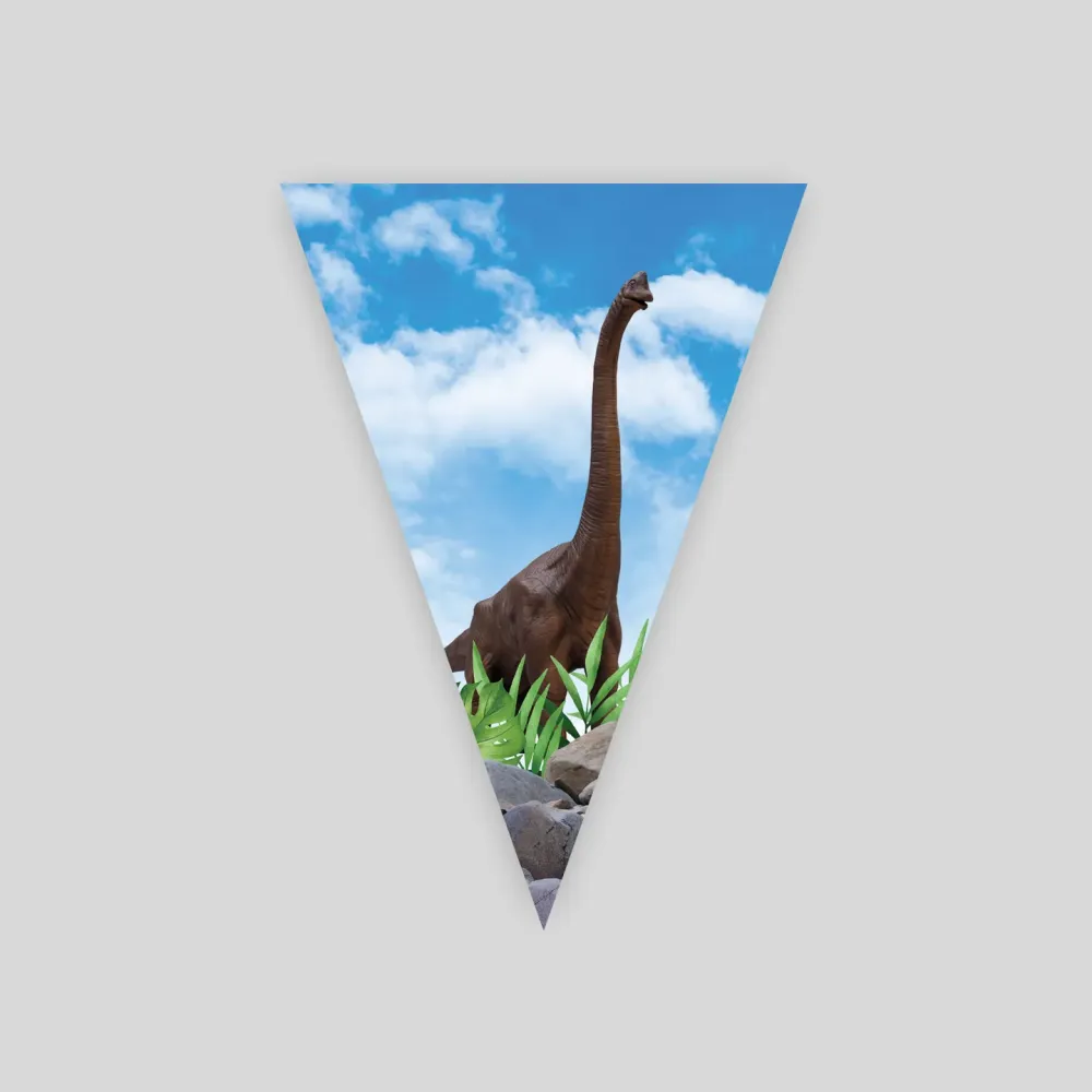 Personalizirane rođendanske zastavice - Dino kraljevstvo