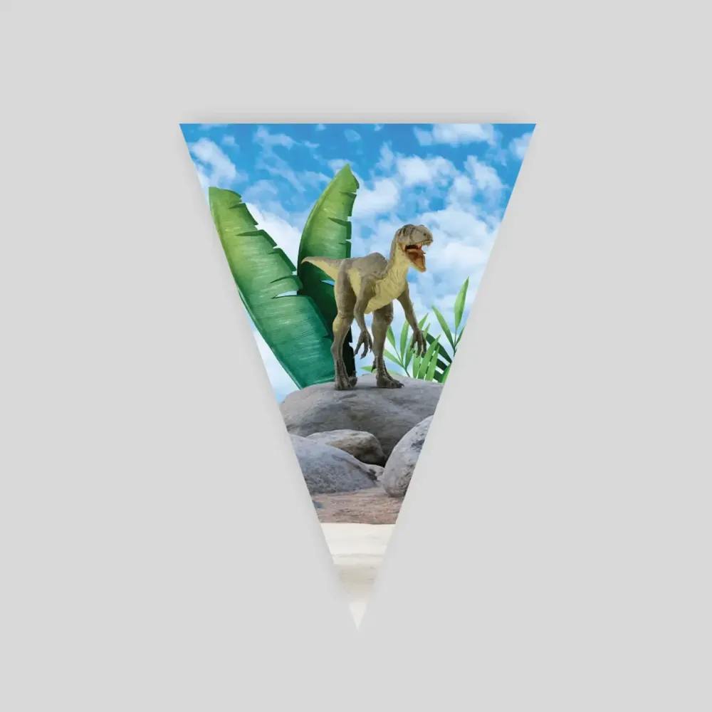 Personalizirane rojstnodnevne zastavice - Dino kraljestvo