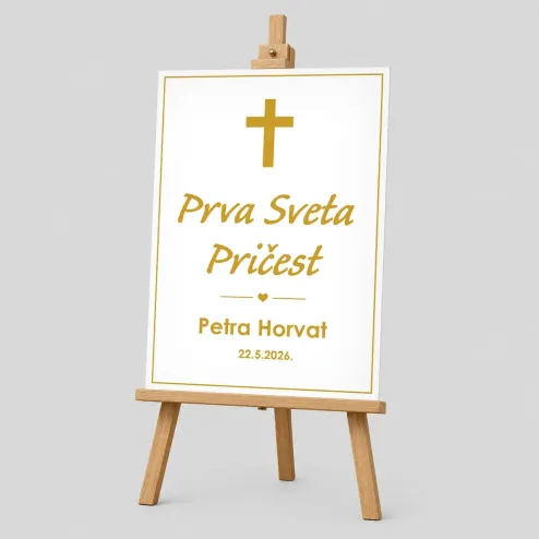 Personalizirana tabla za prvo obhajilo  (50x70cm) - Blagoslov