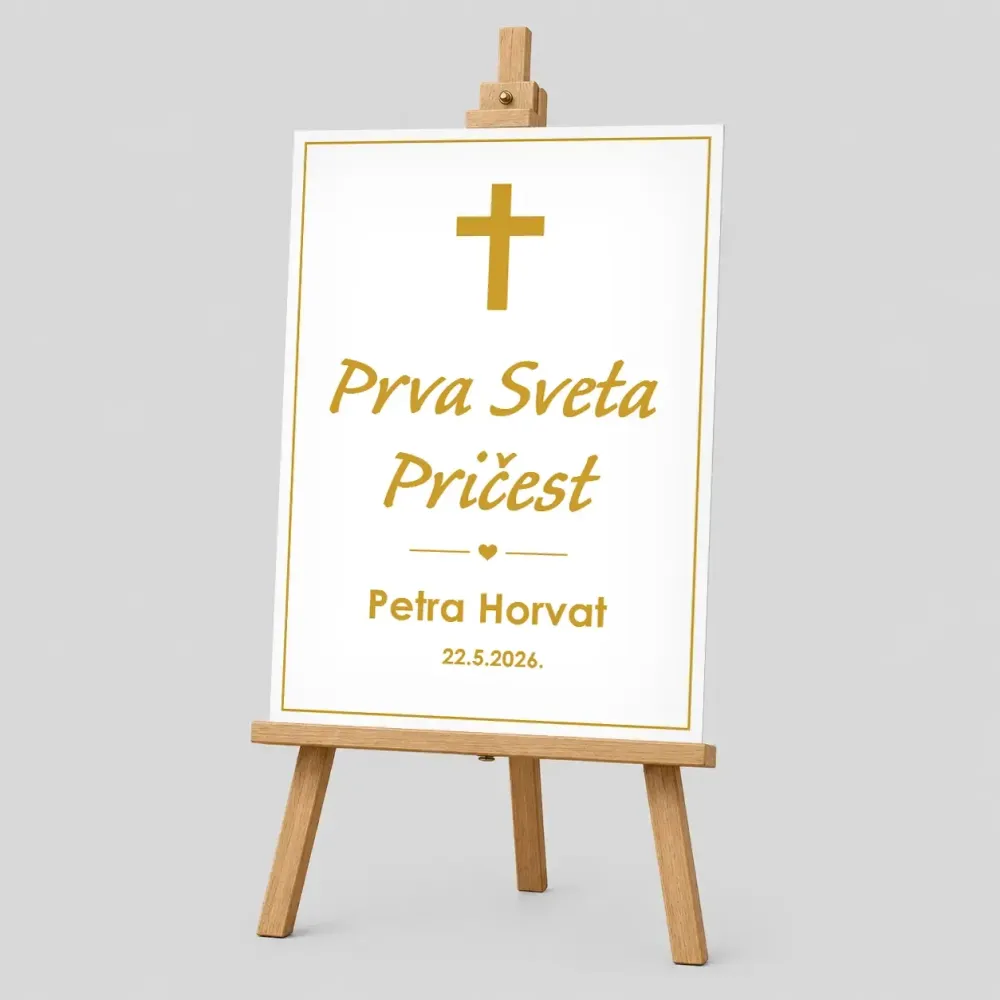 Personalizirana tabla za prvo obhajilo  (50x70cm) - Blagoslov