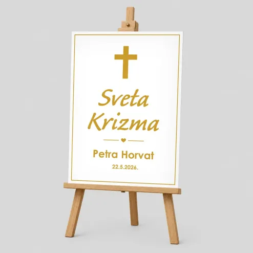 Personalizirana tabla za Birmo (50x70cm) - Blagoslov