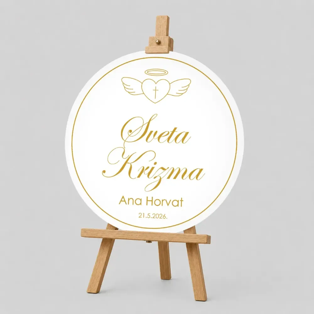 Personalizirana tabla za Birmo (fi 60cm) - Angel