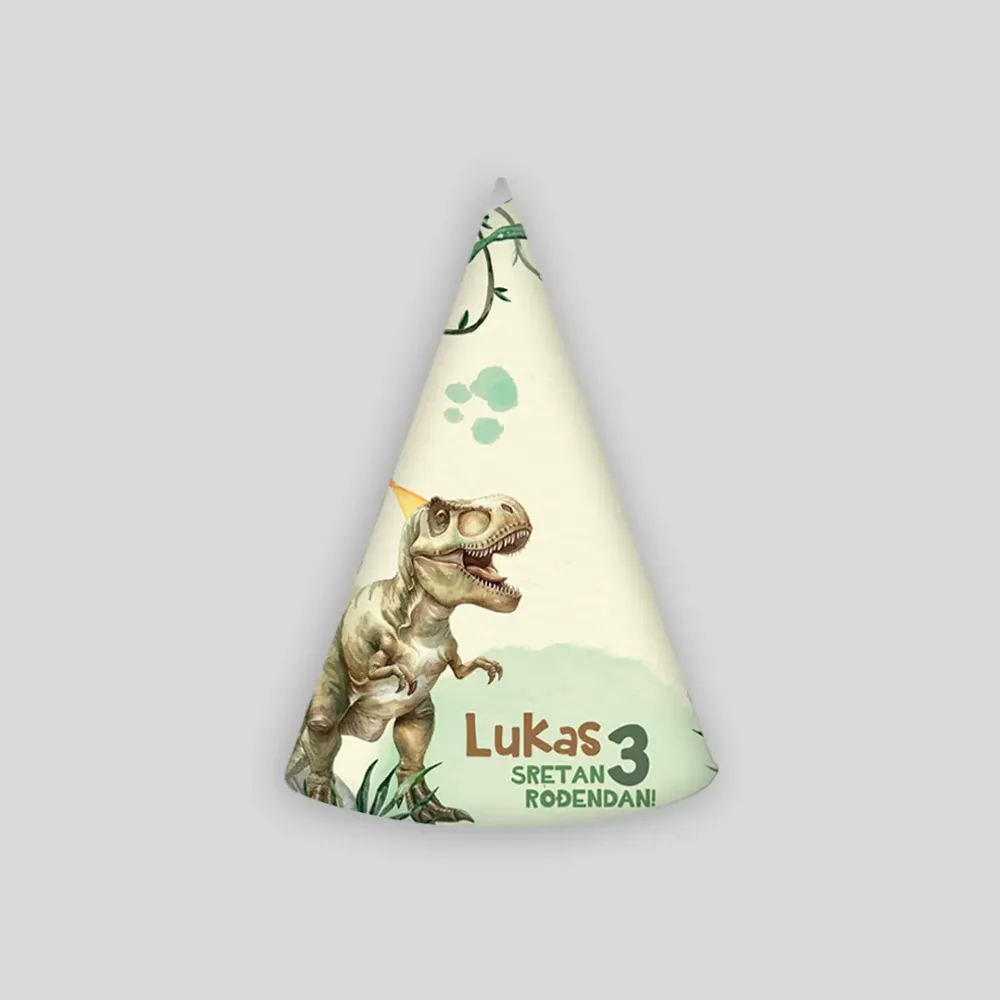 Personalizirana rođendanska kapica - Svijet dinosaura