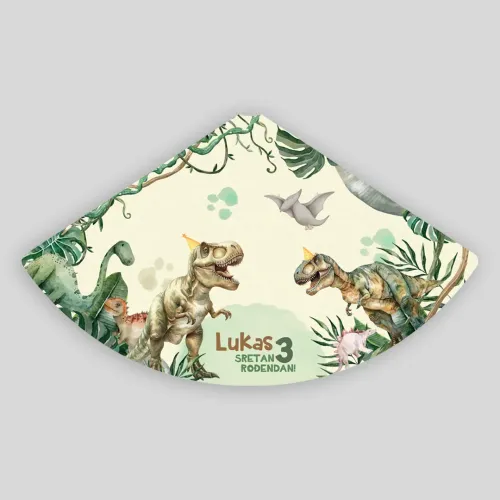 Personalizirana rođendanska kapica - Svijet dinosaura