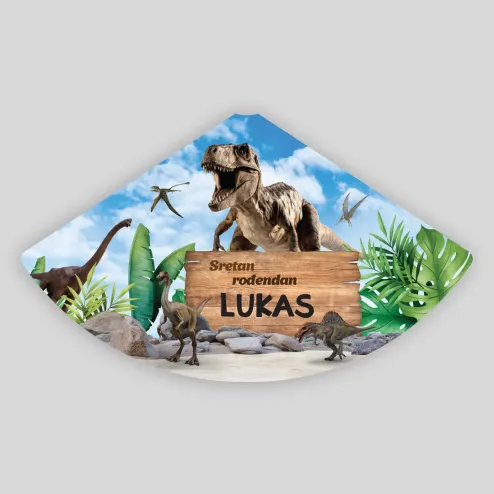 Personalizirana rođendanska kapica - Dino kraljevstvo