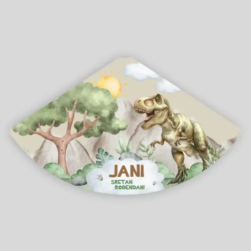 Personalizirana rojstnodnevna kapica – Dino