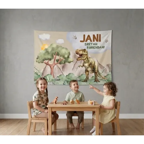 Personalizirana rojstnodnevna zastava – Dino