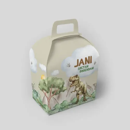 Personalizirana rođendanska poklon kutijica - Dino