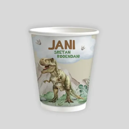Personalizirana čaša s ovitkom – Dino