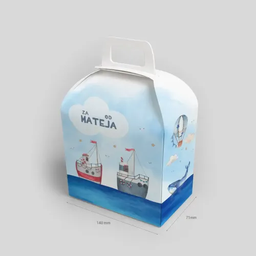 Personalizirana rođendanska poklon kutijica - Mali moreplovac