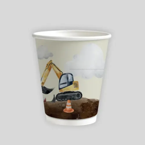 Personaliziran kozarček z ovitkom - Mali graditelj