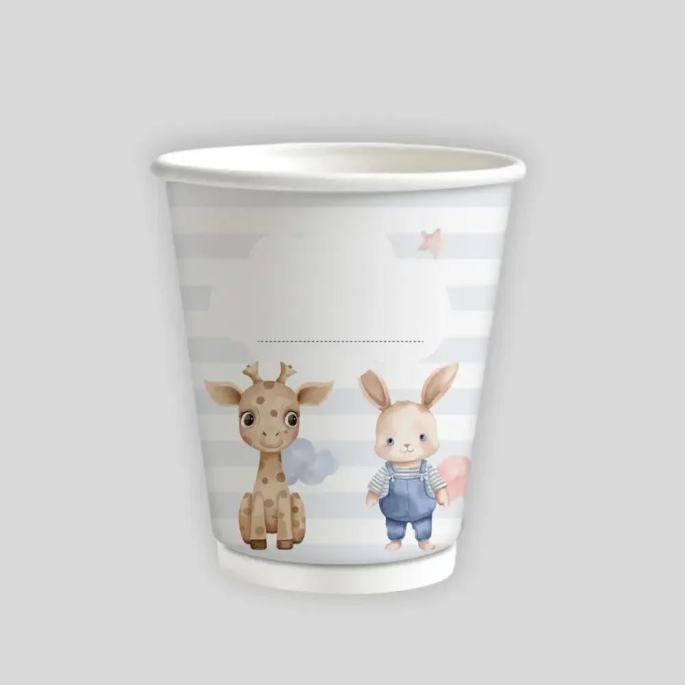 Personalizirana čaša s ovitkom – Plišani prijatelji