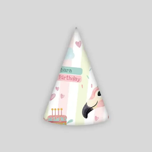 Personalizirana rođendanska kapica - Flamingo party