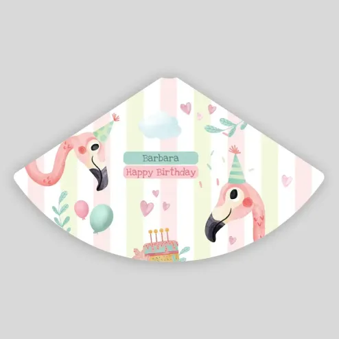 Personalizirana rođendanska kapica - Flamingo party