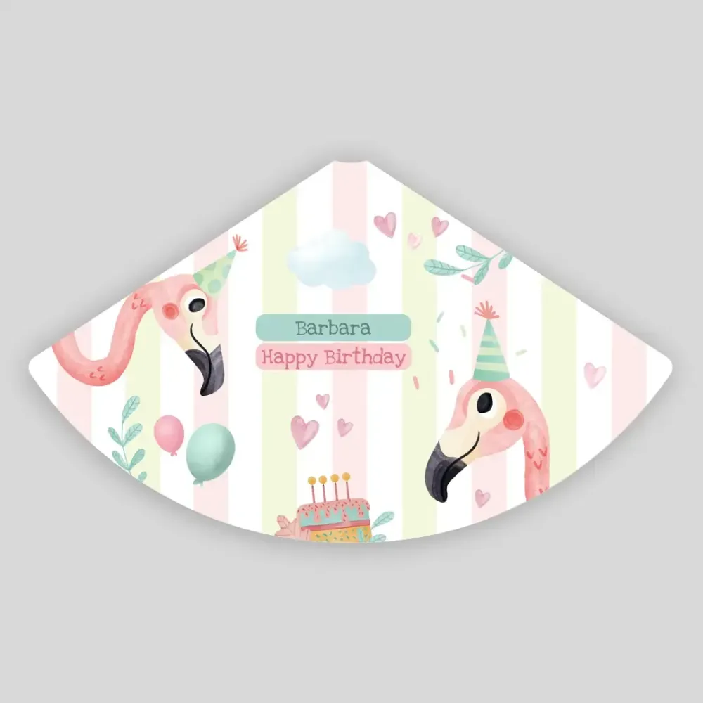 Personalizirana rođendanska kapica - Flamingo party