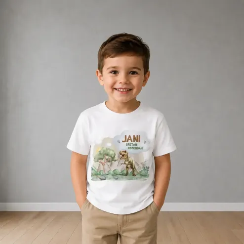 Personalizirana rojstnodnevna majica - Dino