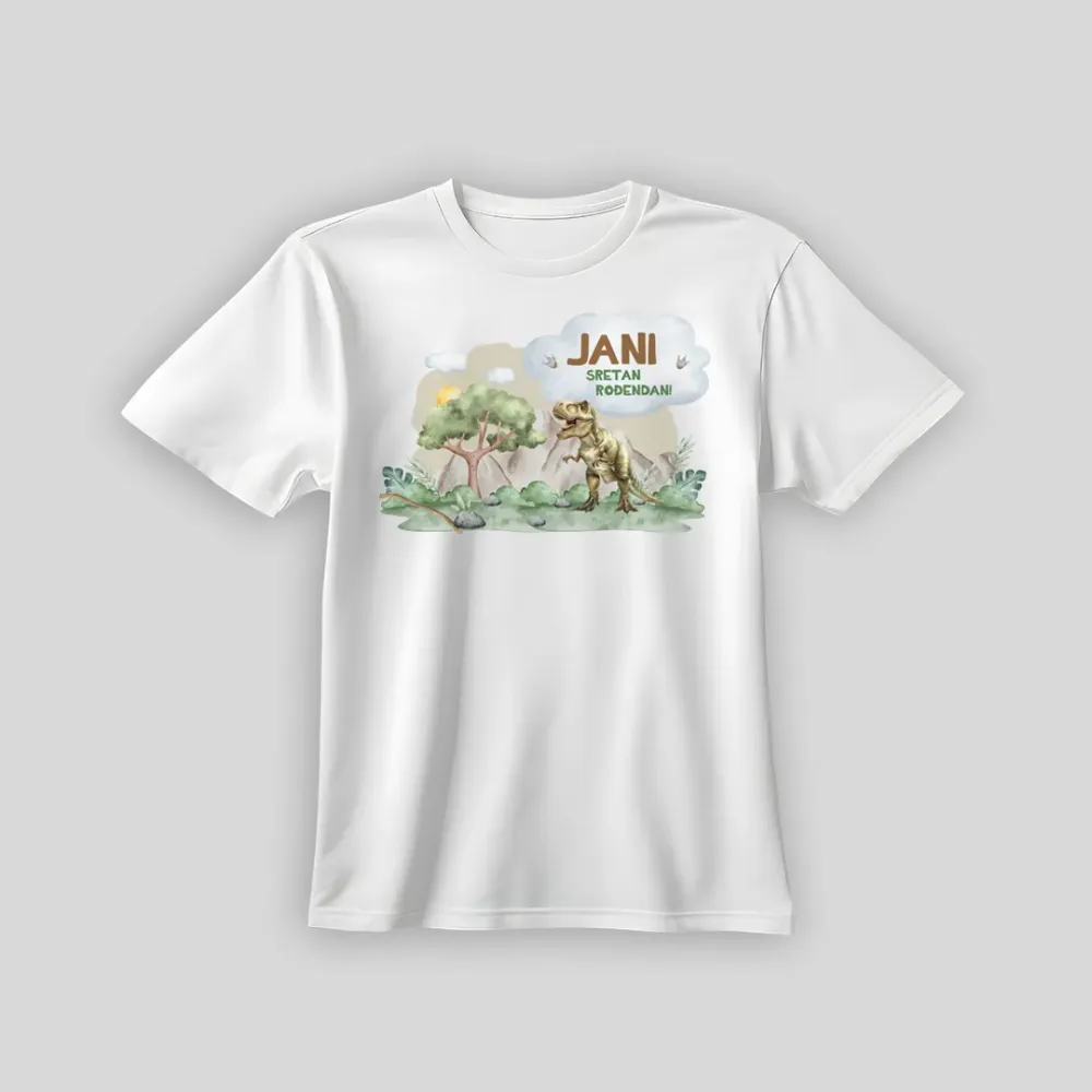 Personalizirana rojstnodnevna majica - Dino