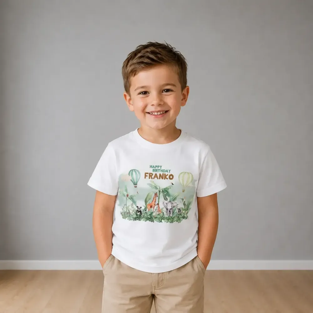 Personalizirana rojstnodnevna majica – Jungle