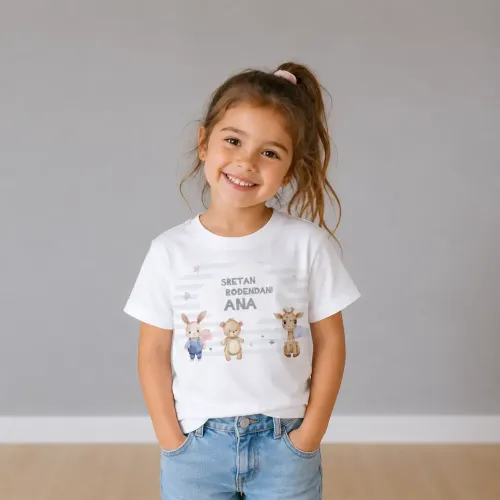 Personalizirana rojstnodnevna majica – Plišasti prijatelji