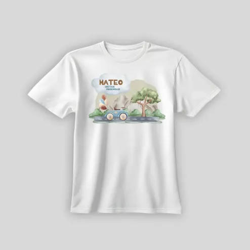Personalizirana rođendanska majica – Mali vozač