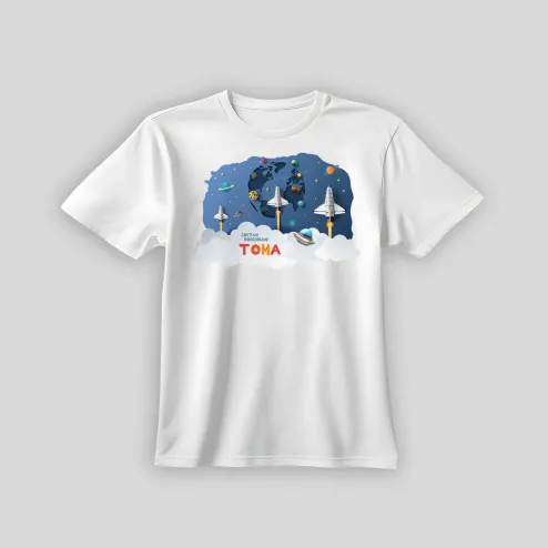 Personalizirana rojstnodnevna majica – Mali astronavt