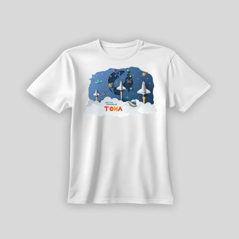 Personalizirana rođendanska majica - Mali astronaut