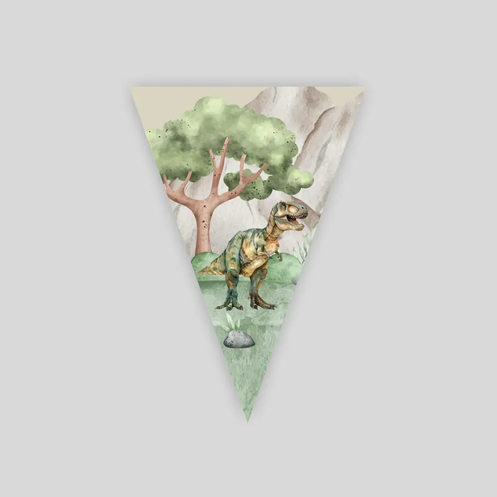 Personalizirane rođendanske zastavice – Dino