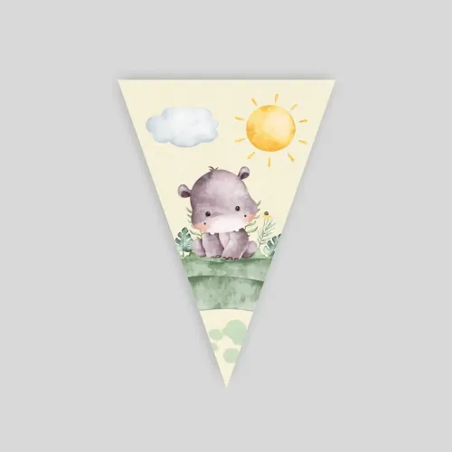 Personalizirane rođendanske zastavice - Safari ekipa